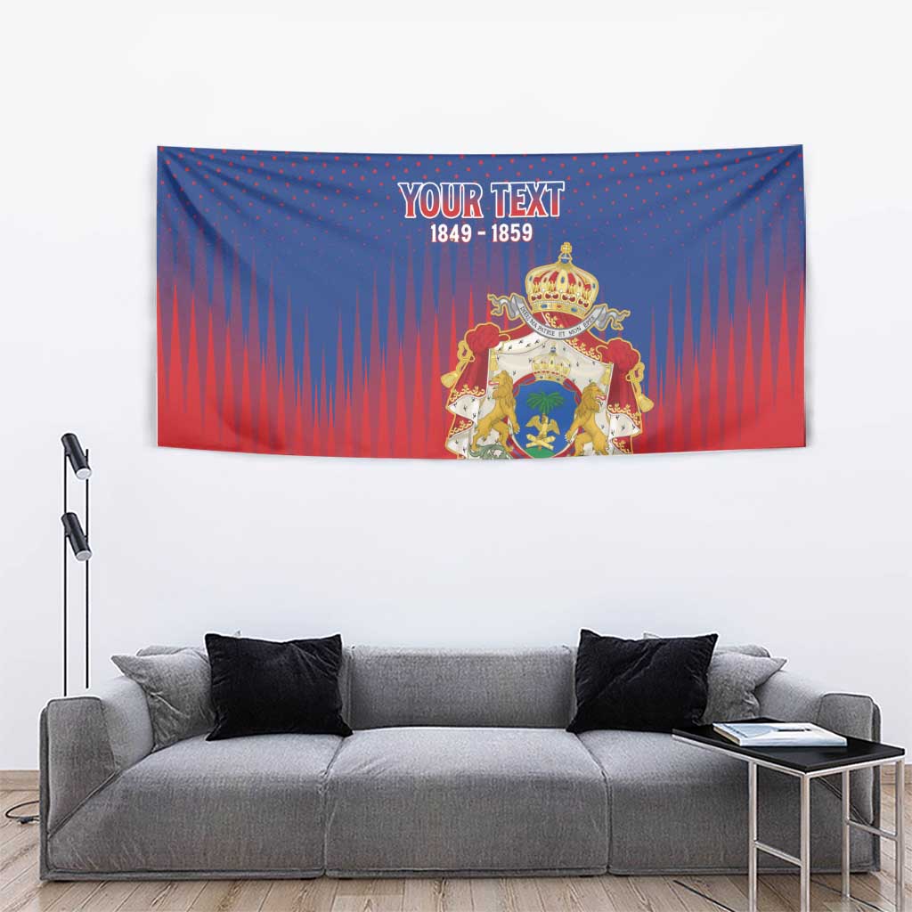 Personalized Second Empire of Haiti 1849-1859 Tapestry Imperial Coat Of Arms Flag Style