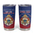 Personalized Second Empire of Haiti 1849-1859 Tumbler Cup Imperial Coat Of Arms Flag Style
