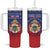 Personalized Second Empire of Haiti 1849-1859 Tumbler With Handle Imperial Coat Of Arms Flag Style