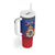Personalized Second Empire of Haiti 1849-1859 Tumbler With Handle Imperial Coat Of Arms Flag Style