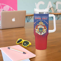 Personalized Second Empire of Haiti 1849-1859 Tumbler With Handle Imperial Coat Of Arms Flag Style