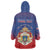 Personalized Second Empire of Haiti 1849-1859 Wearable Blanket Hoodie Imperial Coat Of Arms Flag Style
