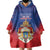 Personalized Second Empire of Haiti 1849-1859 Wearable Blanket Hoodie Imperial Coat Of Arms Flag Style