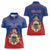 Personalized Second Empire of Haiti 1849-1859 Women Polo Shirt Imperial Coat Of Arms Flag Style