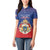 Personalized Second Empire of Haiti 1849-1859 Women Polo Shirt Imperial Coat Of Arms Flag Style