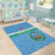 Custom Djibouti Football Area Rug Come On Riverains de la Mer Rouge