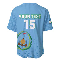 Custom Djibouti Football Baseball Jersey Come On Riverains de la Mer Rouge