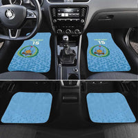 Custom Djibouti Football Car Mats Come On Riverains de la Mer Rouge