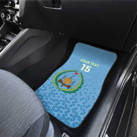 Custom Djibouti Football Car Mats Come On Riverains de la Mer Rouge