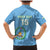 Custom Djibouti Football Family Matching Mermaid Dress and Hawaiian Shirt Come On Riverains de la Mer Rouge