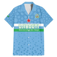 Custom Djibouti Football Family Matching Mermaid Dress and Hawaiian Shirt Come On Riverains de la Mer Rouge