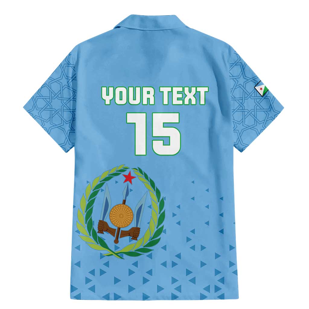 Custom Djibouti Football Family Matching Mermaid Dress and Hawaiian Shirt Come On Riverains de la Mer Rouge