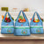 Custom Djibouti Football Grocery Bag Come On Riverains de la Mer Rouge