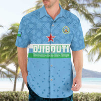Custom Djibouti Football Hawaiian Shirt Come On Riverains de la Mer Rouge