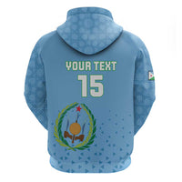 Custom Djibouti Football Hoodie Come On Riverains de la Mer Rouge
