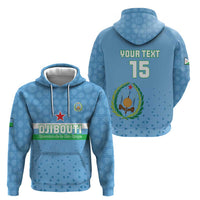 Custom Djibouti Football Hoodie Come On Riverains de la Mer Rouge