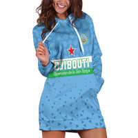 Custom Djibouti Football Hoodie Dress Come On Riverains de la Mer Rouge