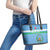 Custom Djibouti Football Leather Tote Bag Come On Riverains de la Mer Rouge