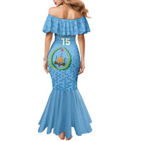Custom Djibouti Football Mermaid Dress Come On Riverains de la Mer Rouge