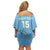 Custom Djibouti Football Off Shoulder Short Dress Come On Riverains de la Mer Rouge