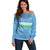Custom Djibouti Football Off Shoulder Sweater Come On Riverains de la Mer Rouge