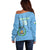 Custom Djibouti Football Off Shoulder Sweater Come On Riverains de la Mer Rouge