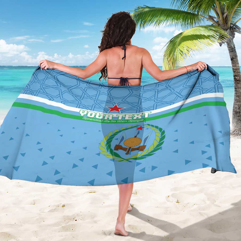 Custom Djibouti Football Sarong Come On Riverains de la Mer Rouge