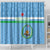 Custom Djibouti Football Shower Curtain Come On Riverains de la Mer Rouge