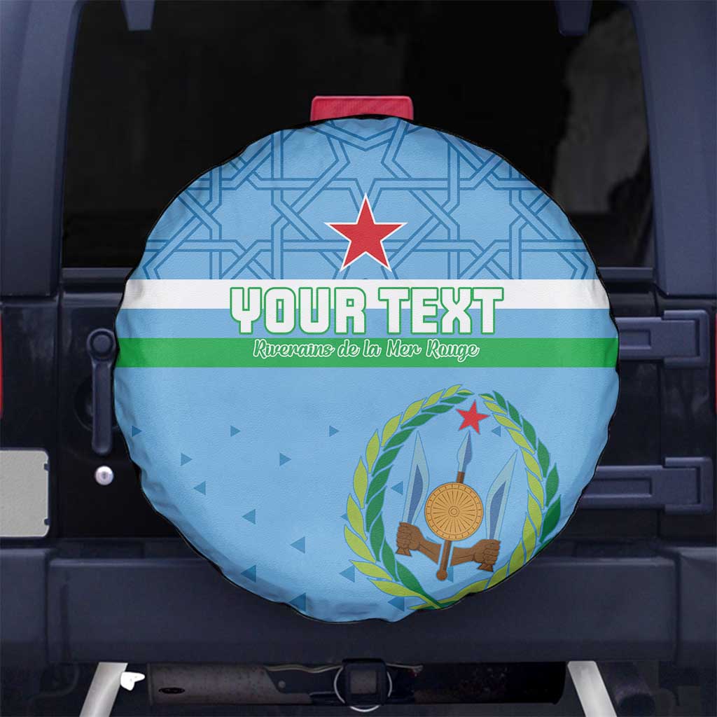 Custom Djibouti Football Spare Tire Cover Come On Riverains de la Mer Rouge