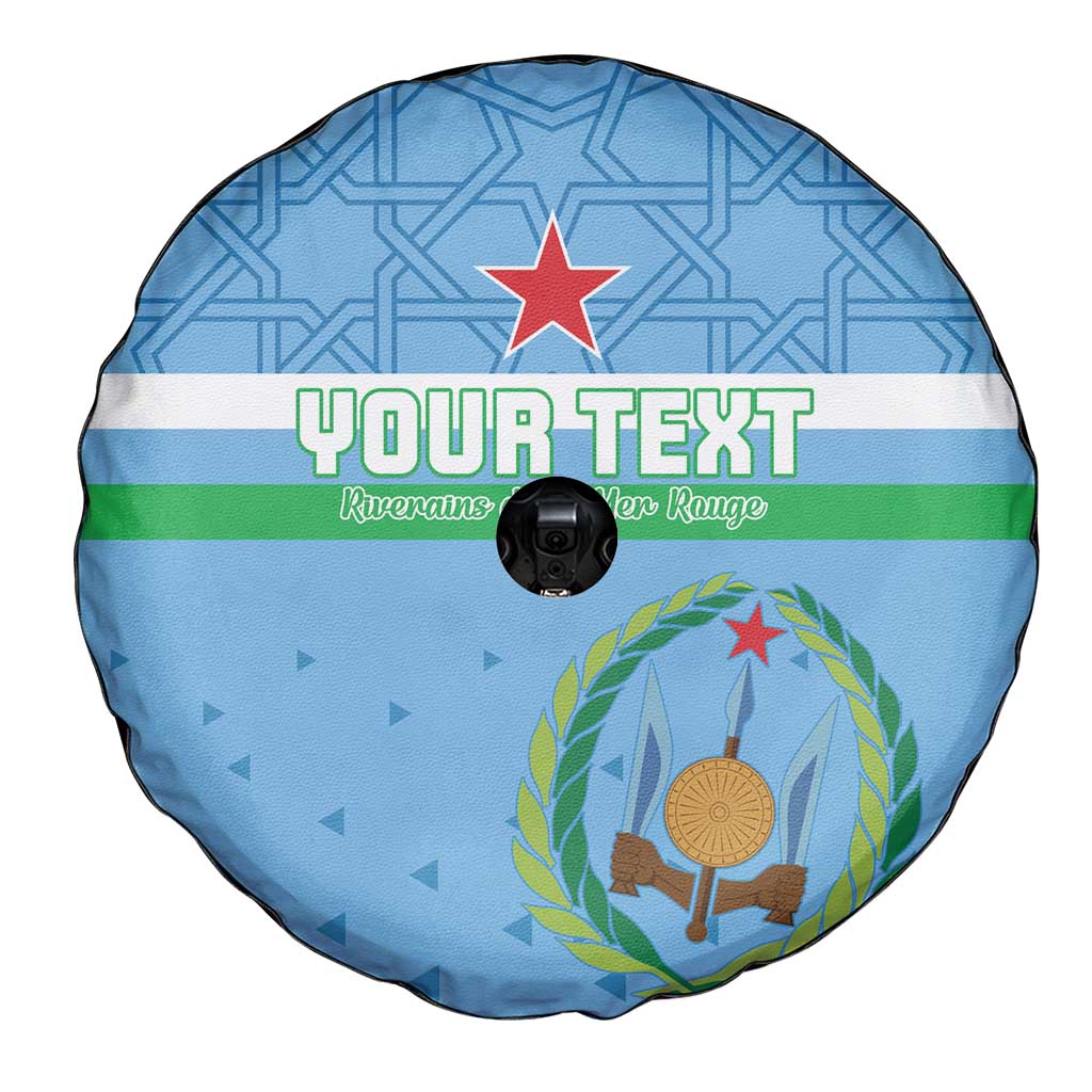 Custom Djibouti Football Spare Tire Cover Come On Riverains de la Mer Rouge