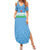 Custom Djibouti Football Summer Maxi Dress Come On Riverains de la Mer Rouge