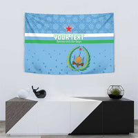 Custom Djibouti Football Tapestry Come On Riverains de la Mer Rouge