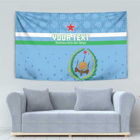 Custom Djibouti Football Tapestry Come On Riverains de la Mer Rouge