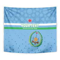 Custom Djibouti Football Tapestry Come On Riverains de la Mer Rouge