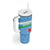 Custom Djibouti Football Tumbler With Handle Come On Riverains de la Mer Rouge