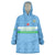 Custom Djibouti Football Wearable Blanket Hoodie Come On Riverains de la Mer Rouge