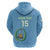 Custom Djibouti Football Zip Hoodie Come On Riverains de la Mer Rouge
