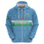 Custom Djibouti Football Zip Hoodie Come On Riverains de la Mer Rouge