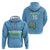 Custom Djibouti Football Zip Hoodie Come On Riverains de la Mer Rouge