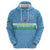Custom Djibouti Football Zip Hoodie Come On Riverains de la Mer Rouge