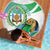 Personalized Djibouti Independence Day Beach Blanket Midnimo Sinnaan Nabad