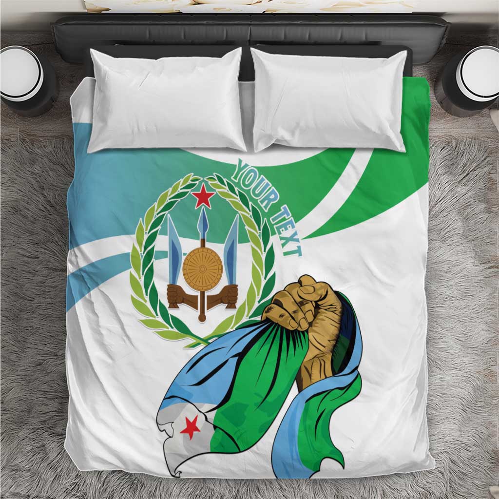 Personalized Djibouti Independence Day Bedding Set Midnimo Sinnaan Nabad
