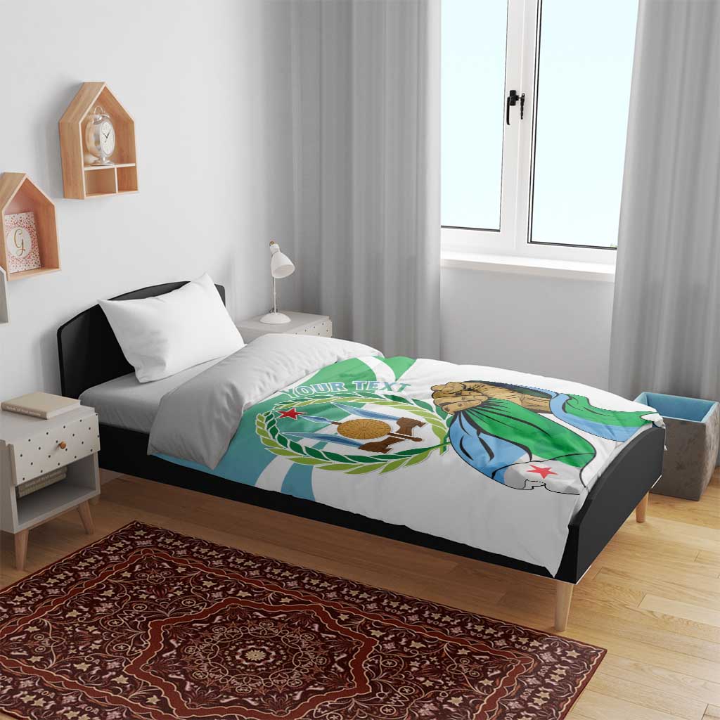 Personalized Djibouti Independence Day Bedding Set Midnimo Sinnaan Nabad
