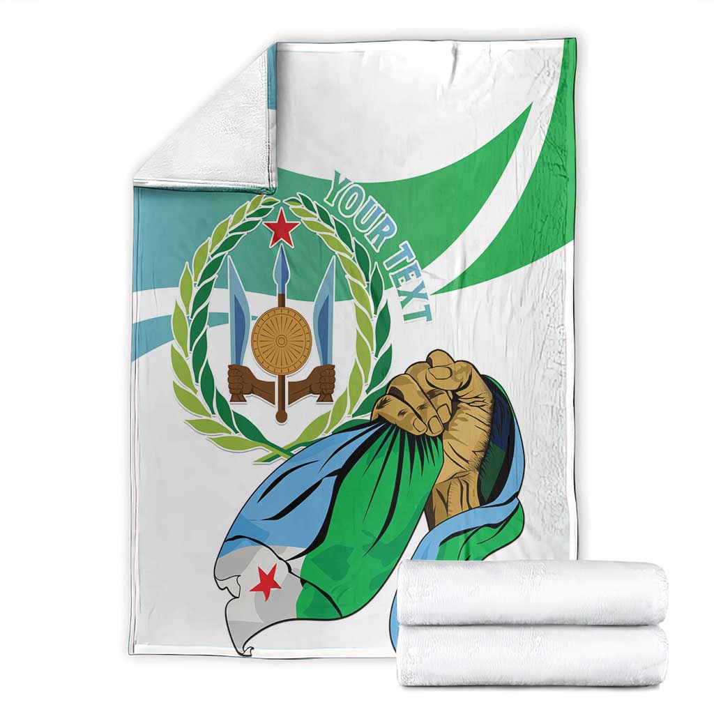 Personalized Djibouti Independence Day Blanket Midnimo Sinnaan Nabad