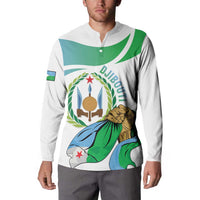 Personalized Djibouti Independence Day Button Sweatshirt Midnimo Sinnaan Nabad