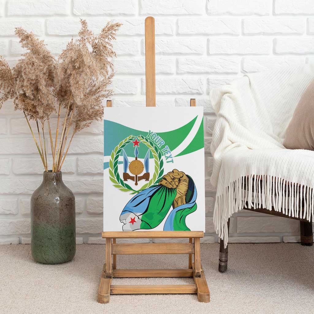 Personalized Djibouti Independence Day Canvas Wall Art Midnimo Sinnaan Nabad