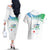 Personalized Djibouti Independence Day Couples Matching Off The Shoulder Long Sleeve Dress and Hawaiian Shirt Midnimo Sinnaan Nabad