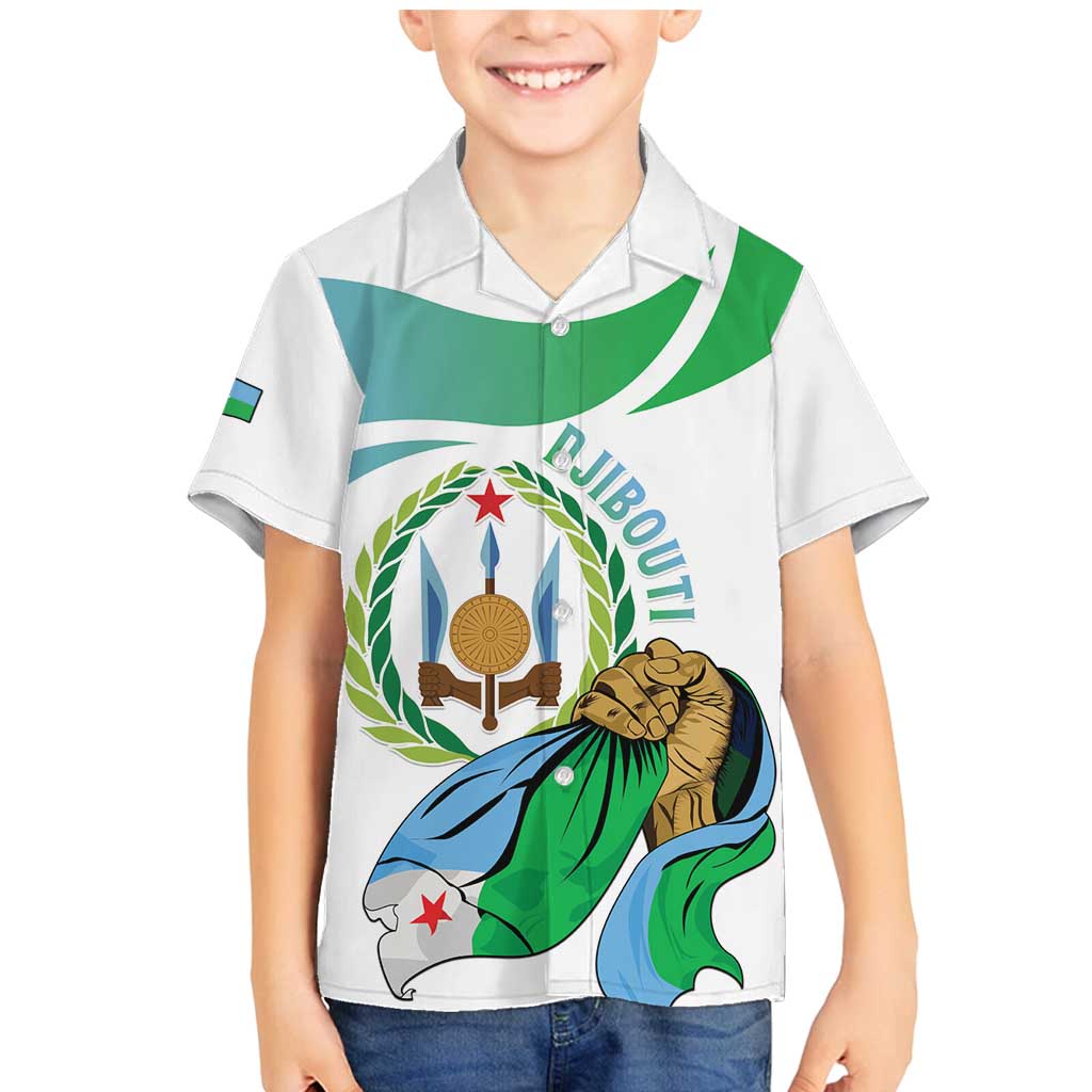 Personalized Djibouti Independence Day Family Matching Mermaid Dress and Hawaiian Shirt Midnimo Sinnaan Nabad