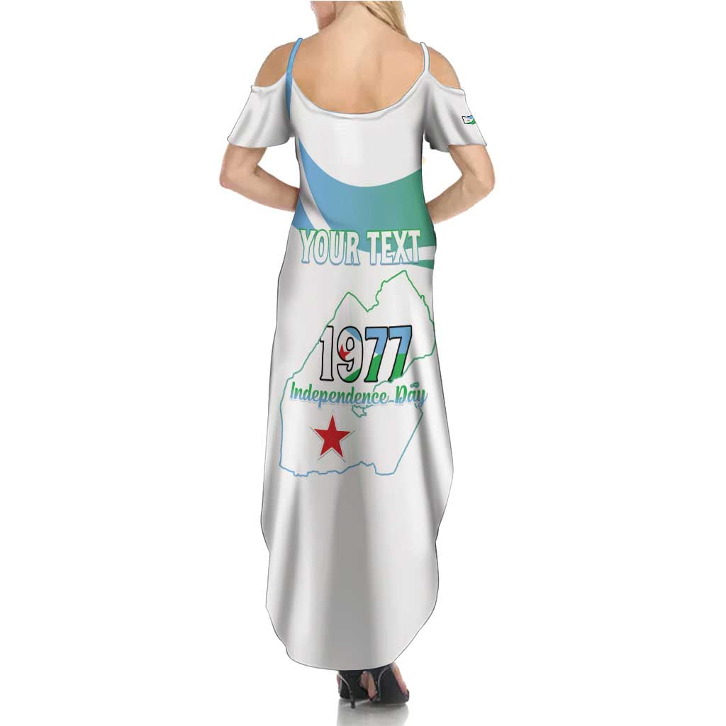 Personalized Djibouti Independence Day Family Matching Summer Maxi Dress and Hawaiian Shirt Midnimo Sinnaan Nabad