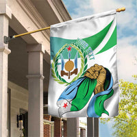 Personalized Djibouti Independence Day Garden Flag Midnimo Sinnaan Nabad
